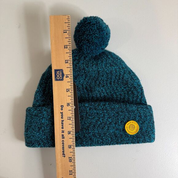 Allbirds Ragen Wool Beanie Hat Teal Marl One Size NWT New With Tags - Picture 9 of 10